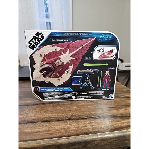 NEW Star Wars Mission Fleet DELTA 7 JEDI STARCRAFT SHIP WITH AHSOKA TANO FIGURE - Picture 4 of 5